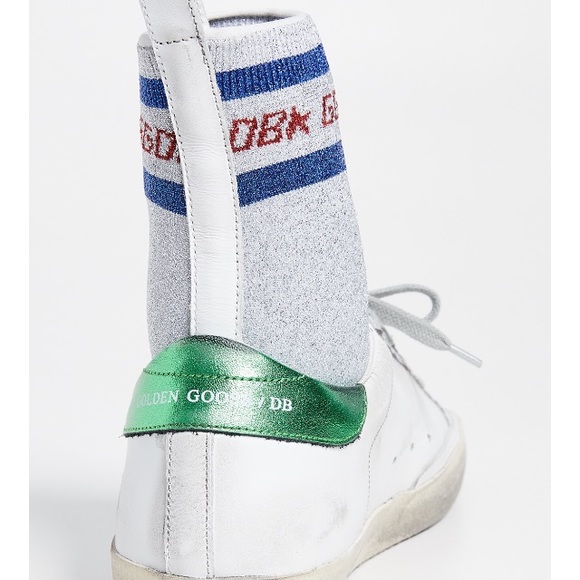 Golden Goose White Superstar Sock High-Top 37 NIB - Picture 2 of 8